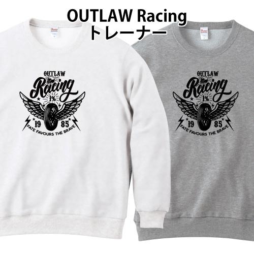 OUTLAW Racing フライングホイール トレーナー スウェット チョッパー バイク バイカー...