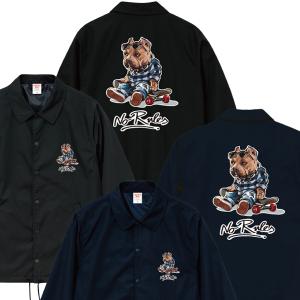 RAT FINK（ラットフィンク） RAT FINK COACH JACKET BLACK/BLACK X-RAY