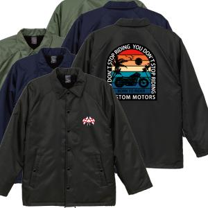 ビンテージスピードレーサー ボア付き コーチジャケット カフェ