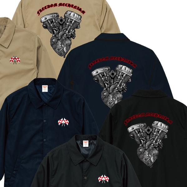 FREEDOM MECHANISM コーチジャケット パンヘッド ショベルヘッド バイカー アメ車 ...