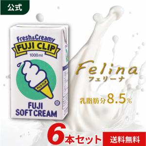 公式ストア 冨士クリップ フェリーナ 1000ml 6本入 業務用 濃厚 高級 ソフトミックス リキッド アイスクリーム 詰め合わせ｜MORIYAMAオンラインショップ