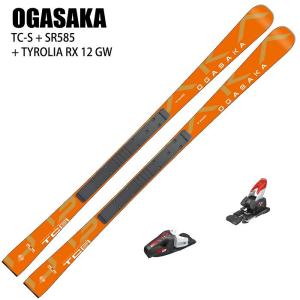 [スキー2点セット]オガサカ スキー板 2025 OGASAKA TC-S + SR585 + 25 TYROLIA RX 12 GW 85mm プレート ビンディングセット 24-25｜moriyamasports