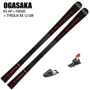[スキー2点セット]オガサカ スキー板 2025 OGASAKA KS-AP/BK + FM585 + 25 TYROLIA RX 12 GW 85mm プレート ビンディングセット 24-25｜moriyamasports