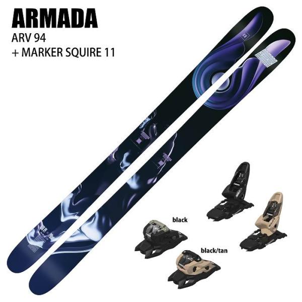 [スキー2点セット]アルマダ スキー板 2025 ARMADA ARV 94 + 25 MARKER...