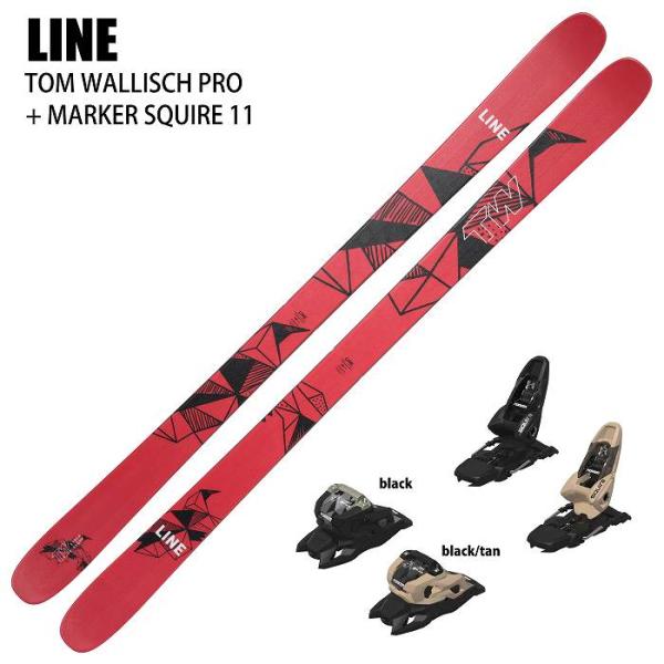 [スキー2点セット]ライン スキー板 2025 LINE TOM WALLISCH PRO + 25...
