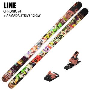 [スキー2点セット]ライン スキー板 2025 LINE CHRONIC 94 + 24 ARMADA STRIVE 12 GW 100mm ビンディングセット 24-25｜moriyamasports