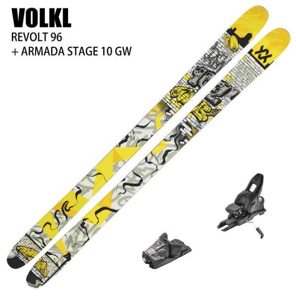 [スキー2点セット]フォルクル スキー板 2025 VOLKL REVOLT 96 + 25 ARM...