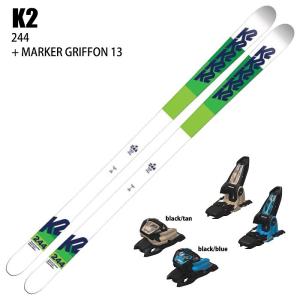 [スキー2点セット]ケーツー スキー板 2025 K2 244 + 25 MARKER GRIFFON 13 90mm ビンディングセット 24-25｜moriyamasports