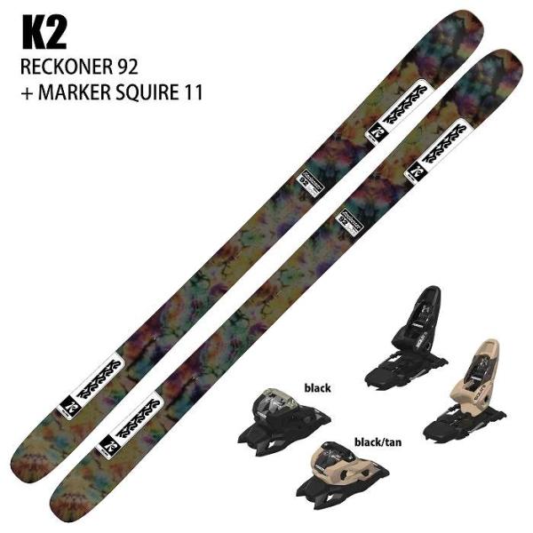 [スキー2点セット]ケーツー スキー板 2025 K2 RECKONER 92 + 25 MARKE...