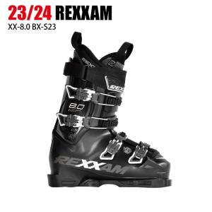 レクザム スキーブーツ 2024 REXXAM XX-8.0 BLACK クロス 23-24｜moriyamasports