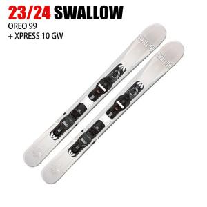スワロー [スキー3点セット] スキー板 2026 SWALLOW OREO 123 GRY/BL +