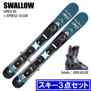 スワロー スキー板 2026 SWALLOW OREO 123 BK/RD + XPRESS 10 GW