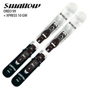 スワロー [スキー3点セット] スキー板 2026 SWALLOW OREO 123 GRY/BL +
