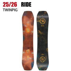 2026 RIDE ライド TWINPIG ツインピグ 25-26 ボード板 スノーボード 爆買