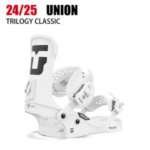 2025 UNION ユニオン TRILOGY CLASSIC (TEAM LOGO) トリロジー WHITE 24-25 レディース スノーボード ビンディング バインディング｜moriyamasports