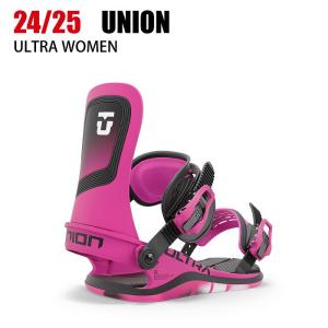 2025 UNION ユニオン ULTRA WOMEN ウルトラ HOT PINK 24-25 レディース スノーボード ビンディング バインディング｜moriyamasports