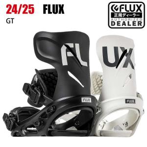 2025 FLUX フラックス GT ジーティー BLACK/OFFWHITE 24-25 スノーボード ビンディング バインディング｜moriyamasports