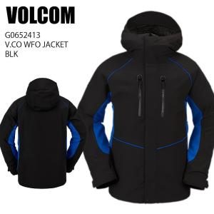 VOLCOM ボルコム G0652413 V.CO WFO JACKET BLK 23-24 ボードウェア メンズ ジャケット スノーボード｜moriyamasports