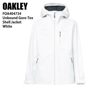 OAKLEY オークリー FOA404734 UNBOUND GORE-TEX SHELL JACKET WHITE 23-24 ボードウェア メンズ ジャケット スキー スノーボード｜moriyamasports