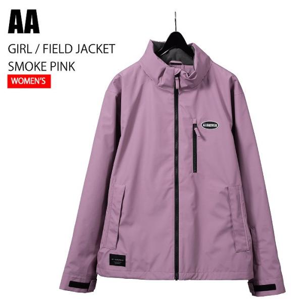 AA ダブルエー (W) GIRL FIELD JACKET SMOKE PINK 24-25 ウエ...
