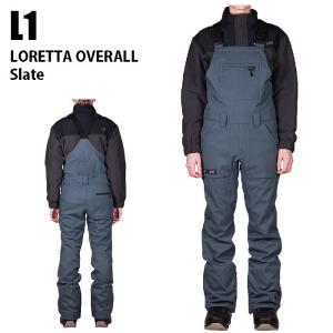 L1 エルワン ウェア LORETTA  OVERALL 22-23 SLATE レディース ビブ ...