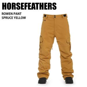 HORSEFEATHERS ホースフェザーズ ROWEN PANT SPRUCE YELLOW 23-24 ボードウェア メンズ パンツ スノーボード スノボ スキー HORSEFEATHERS ホースフェザーズ ROWEN PANT SPRUCE YELLOW 23-24