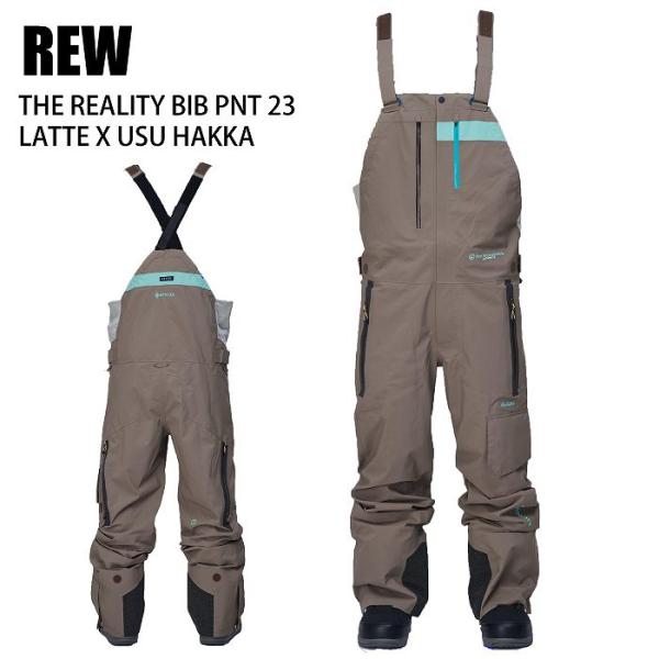 REW アールイーダブリュ REALITY BIB PANTS LATTExUSU HAKKA 24...