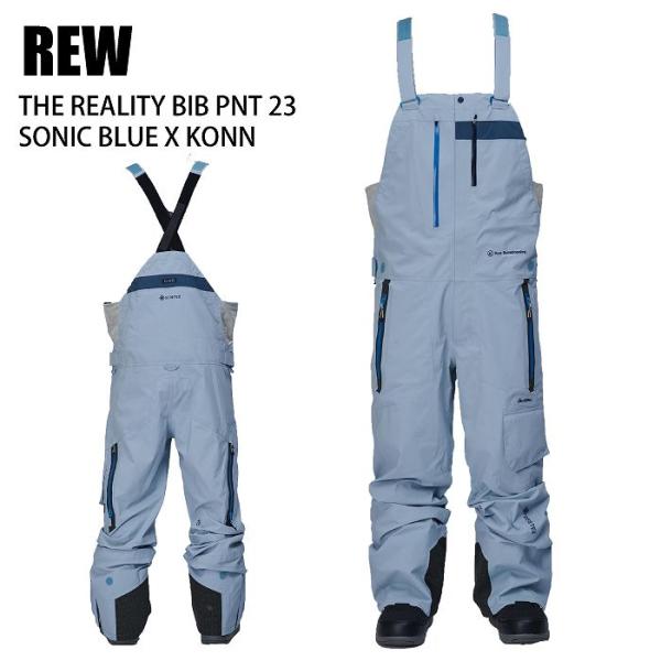 REW アールイーダブリュ REALITY BIB PANTS SONIC BLUExKONN 24...