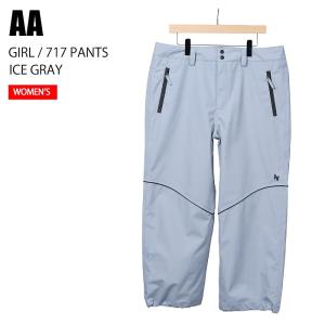 AA ダブルエー (W) GIRL 717 PANTS ICE GRAY 24-25 ウエア レディース パンツ スノーボード