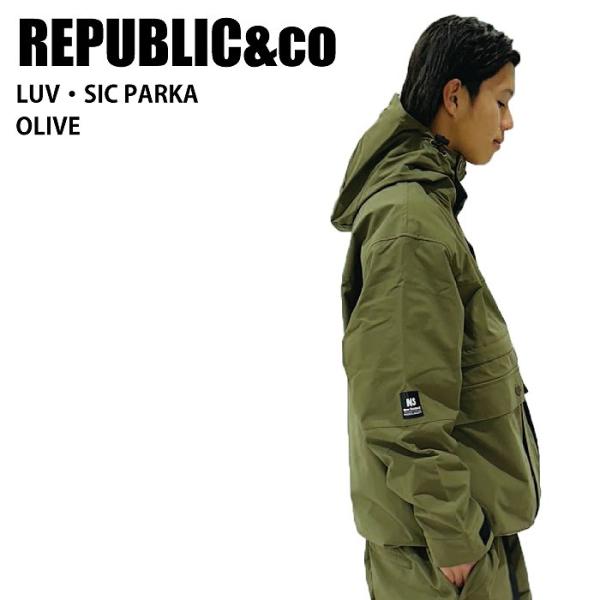 REPUBLIC&amp;CO リパブリック LUV・SIC PARKA Olive 24-25 ウエア ユ...