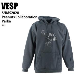 VESP べスプ SNMS2028 Peanuts Collaboration Parka GR 24-25 ウエア メンズ ユニセックス 耐水スウェット ライトウエア スノーボード｜moriyamasports