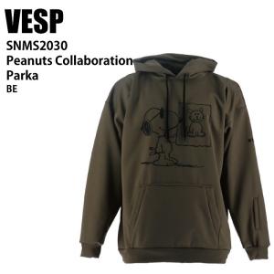 VESP べスプ SNMS2030 Peanuts Collaboration Parka BE 24-25 ウエア メンズ ユニセックス 耐水スウェット ライトウエア スノーボード｜moriyamasports