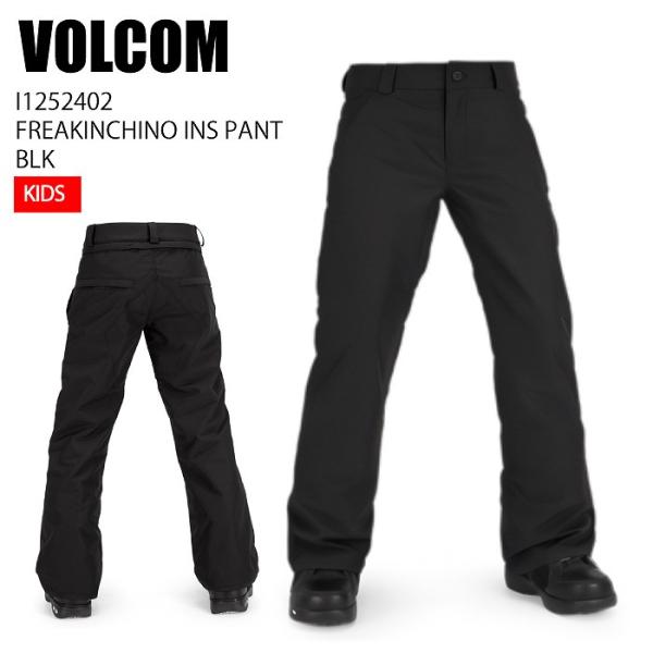 VOLCOM I1252402 FREAKINCHINO YOUTH INS PANT BLK 23...