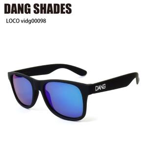 DANG SHADES ダンシェイディーズ LOCO vidg00098 Black Soft × Blue Mirror サングラス