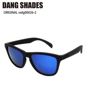 DANG SHADES ダンシェイディーズ ORIGINAL vidg00026-2 RAISED Black soft × Blue Mirror サングラス