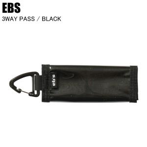 EBS エビス 3 WAY PASS 3ウェイパス BLACK 4600615 スキー スノーボード チケットホルダー パスケース リフト券入れ
