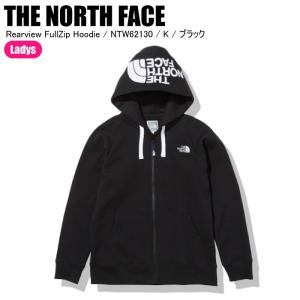 THE NORTH FACE  ノースフェイス  NTW62130 REARVIEW FZ  レディースリアビューフルジップフーディー  K  ブラック