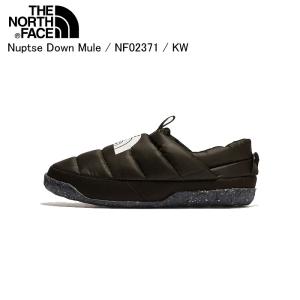 THE NORTH FACE ノースフェイス NF02371 Nuptse Down Mule ヌプシ ダウン ミュール KW ＴＮＦブラック×ＴＮＦホワイト シューズ｜moriyamasports