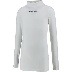 FINTA フィンタ Jr．ハイネックインナーシャツ ジュニア FTW7028 ホワイト サッカー サッカーウェア