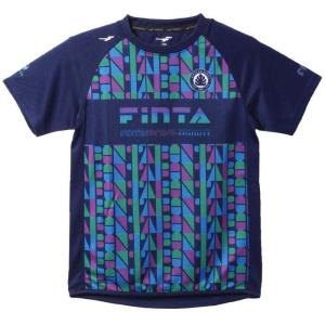 FINTA フィンタ Jr半袖昇華プラクティスシャツ FT8551 ネイビー サッカー サッカーウェア