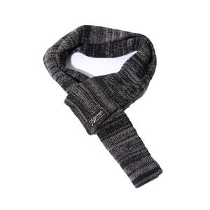 COLIMBO/コリンボ FIRELIGHT NECK WARMER GRAY/BLACK