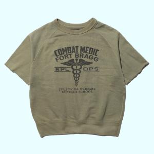 COLIMBO/コリンボ Cut-off Sweat Shirt "The Combat Medic" OD Green｜morleyclothing