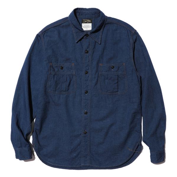 COLIMBO/コリンボ West Russell Work Shirts ID×ID Blue C...