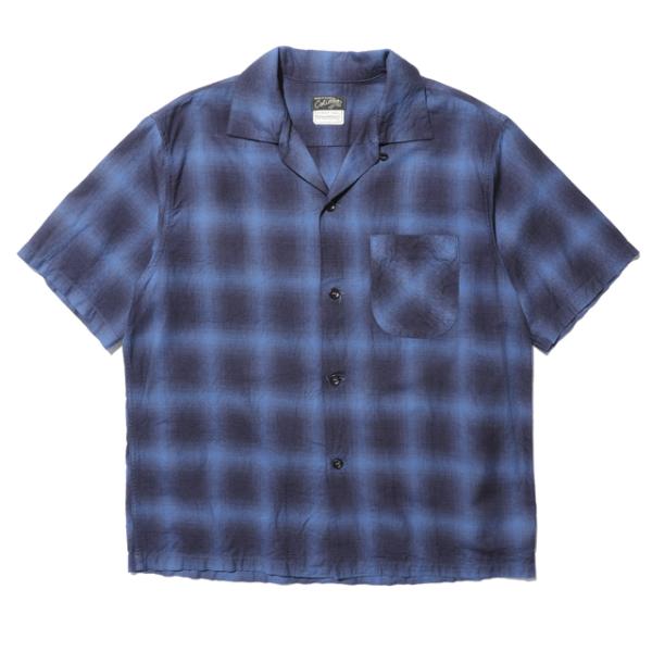 COLIMBO/コリンボ Modest Open Collar Shirt "Indigo Ombr...