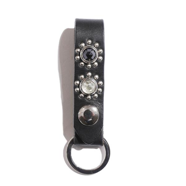 COLIMBO/コリンボ JEWEL STUDDED LEATHER KEY RING　"Sunfl...