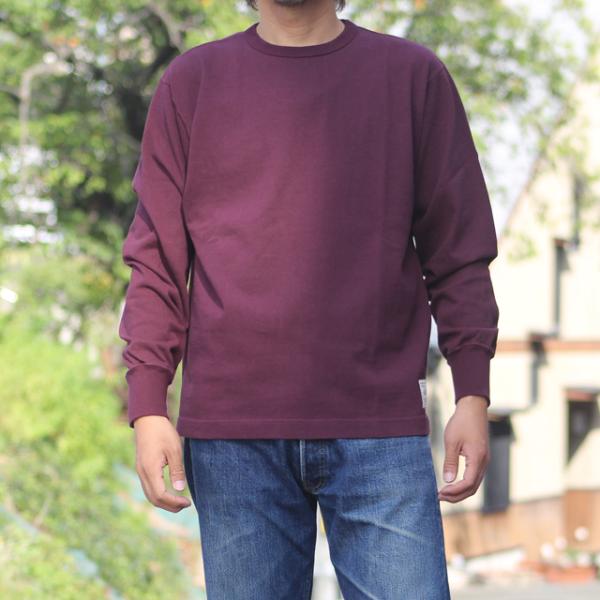 COLIMBO/コリンボ Roughlock L/S-Tee Eggplant