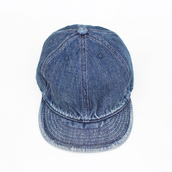 HIGHER/ハイヤーSELVEDGE DENIM CAP USED(加工)