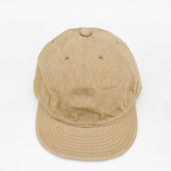 HIGHER/ハイヤーVINTAGE HERRINGBONE CAP BEIGE