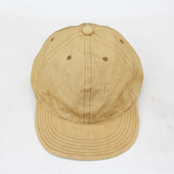 HIGHER/ハイヤーCOTTON LINEN WEATHER CAP MUSTARD