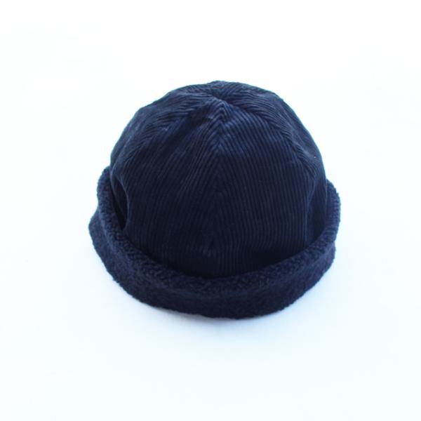HIGHER/ハイヤー 8wel STRETCH CORDUROY BEANIE BLACK